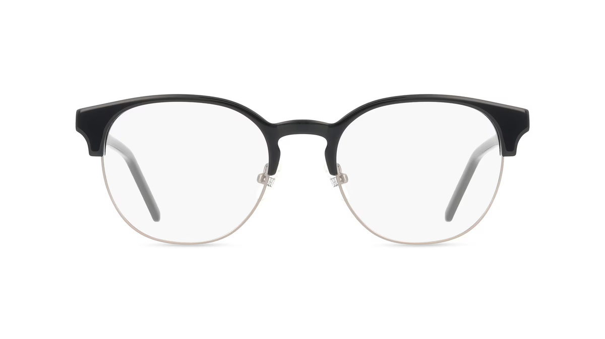 Hackett 327 Korrektionsbrille, Vollrand, Quadratisch, Acetat, Unisex, schwarz - Bild 1