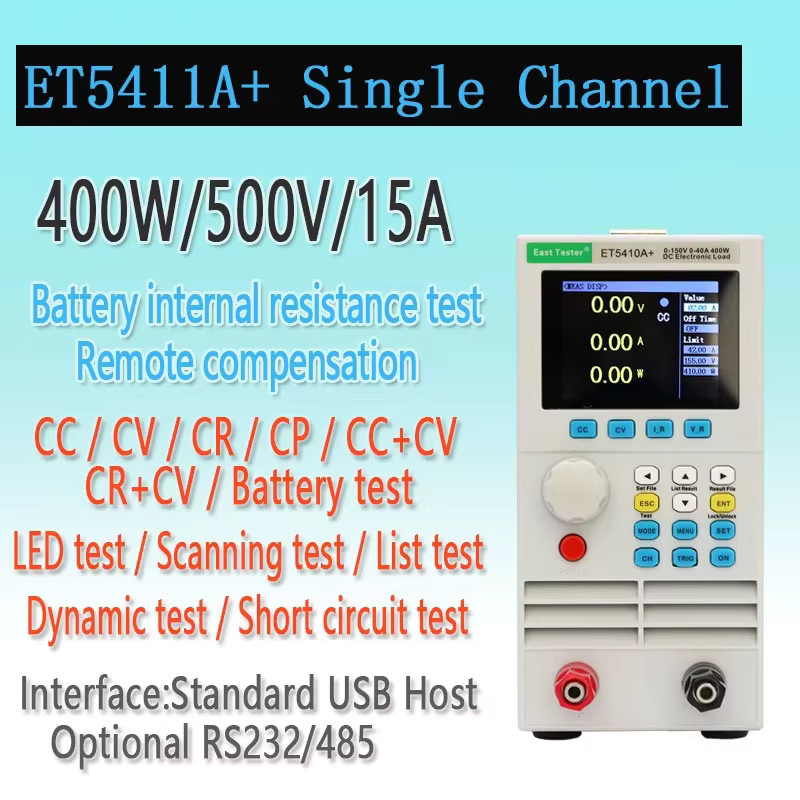 Professioneller elektronischer Batterietester von KUAIQU mit USB/RS485-Steuerung, 500 V und 15 A in Weiß - Bild 3