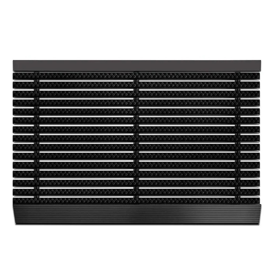 casa pura Power Brush Fußmatte Schwarz B/T: 40 x 60 cm - Bild 2
