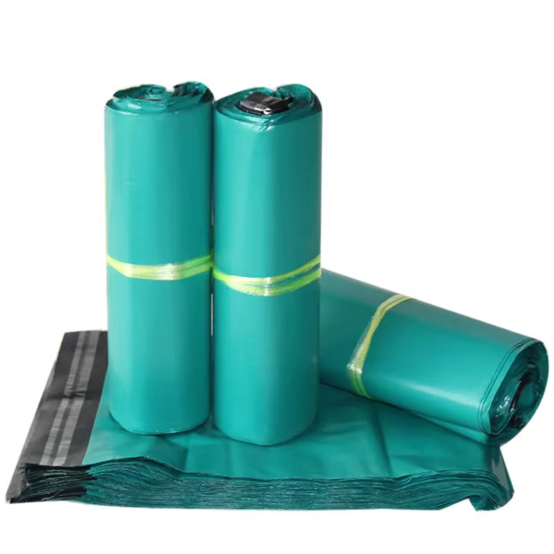 INPLUSTOP Versandtaschen aus Kunststoff in Grün, 50 Stück wasserdichte Mailing-Taschen mit Selbstklebeverschluss, B: 30,0 cm x H: 17,0 cm - Bild 2