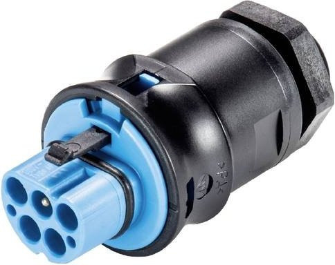Wieland Electric 96.152.2053.9 Geräteanschluss in Blau und Schwarz - Bild 1