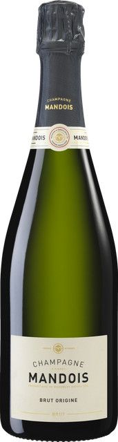 Champagne Mandois Champagne Brut, Chardonnay, Pinot Noir, Pinot Meunier, Frankreich, 0,75 l - Bild 1