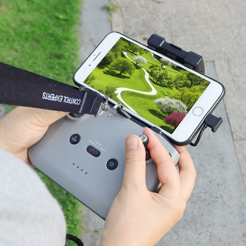 SZKOSTON Universelles Lanyard-Halsband für DJI RC/RC2 Mini 4 Pro/Mini 3 Pro Neo/Air 3S/Air 3 Drohnen-Fernbedienung in Schwarz - Bild 2
