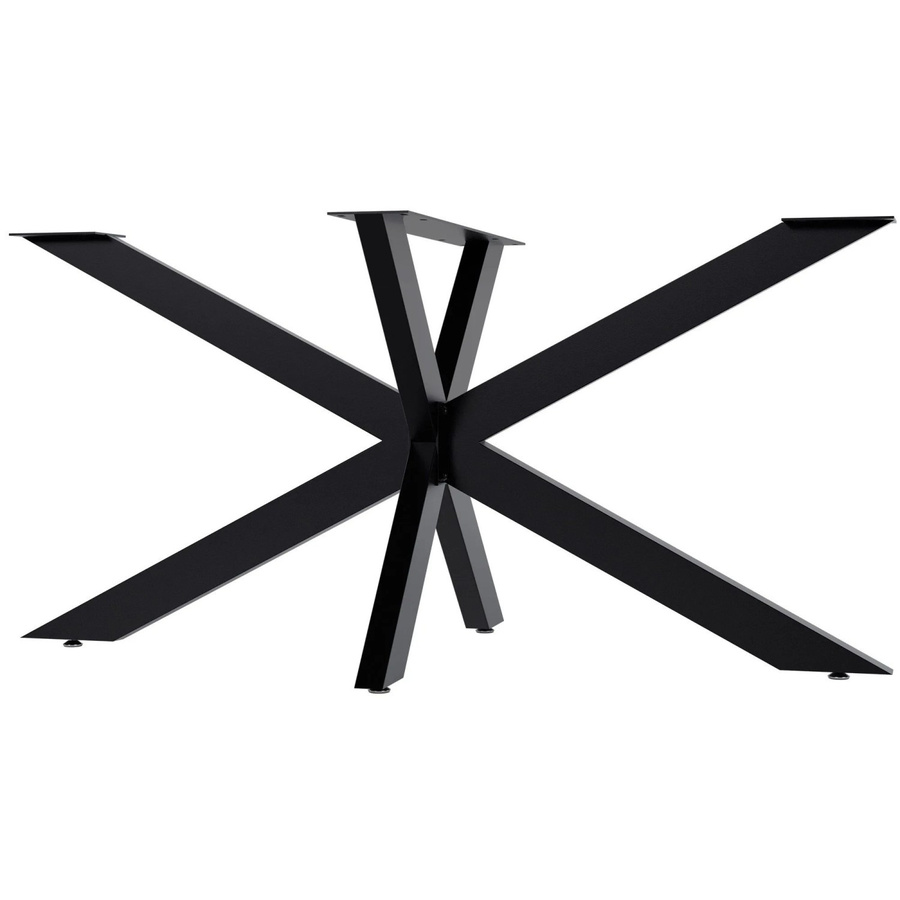 DELUKE Tischgestell THORN aus Metall in Schwarz mit industrieller Optik, B/T/H: 150 x 71 x 78 cm - Bild 2