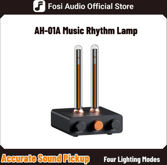 Fosi Audio AH-01A Visualizer Musik Rhythmus LED Umgebungslicht in Schwarz und Multicolour - Bild 1