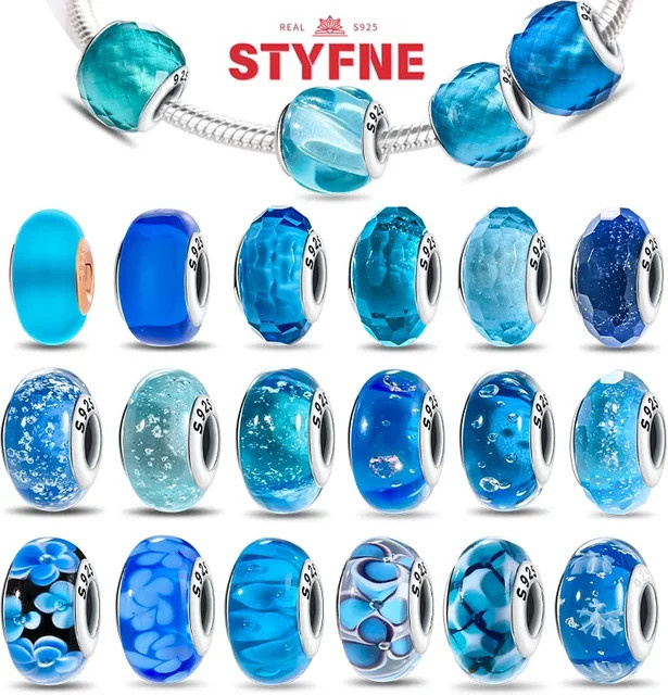 STYFNE Murano-Perle, 925 Silber, Kristall, Damen - Bild 1