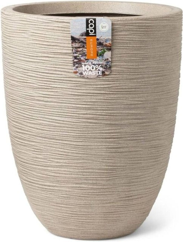 CAPI EUROPE Vase Waste Rib NL in Beige Terrazzo, B: 46 cm, H: 58 cm - Bild 2