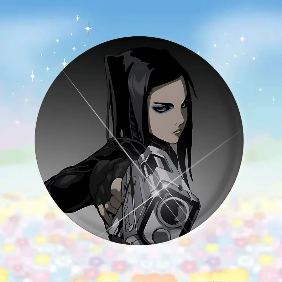 Brosche Ergo Proxy Anime, Runde Brosche, Unisex - Bild 3