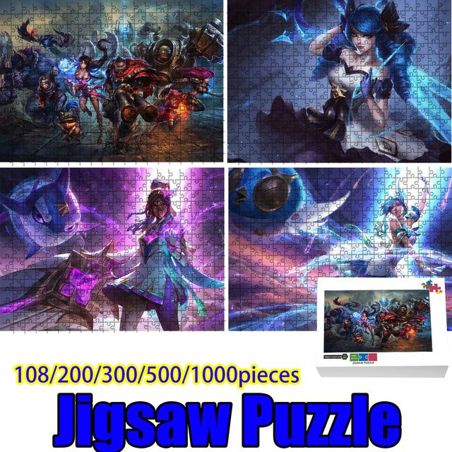 Funko League of Legends Jinx, Holzpuzzle, 108 Teile, ab 14 Jahren - Bild 1
