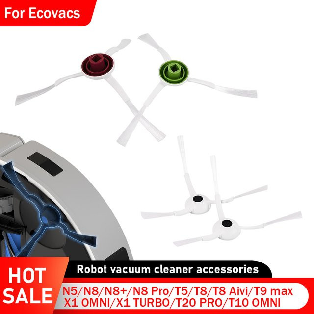 Ecovacs Seitenbürsten Ersatzteile aus Kunststoff für Deebot T10 OMNI, TURBO, MAX, X1 OMNI, T20 PRO und X1S PRO - Bild 1