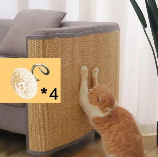 Yiran Furniture Kratzmatte aus Bambus für Katzen in Beige, B/H: 40 x 60 cm - Bild 1