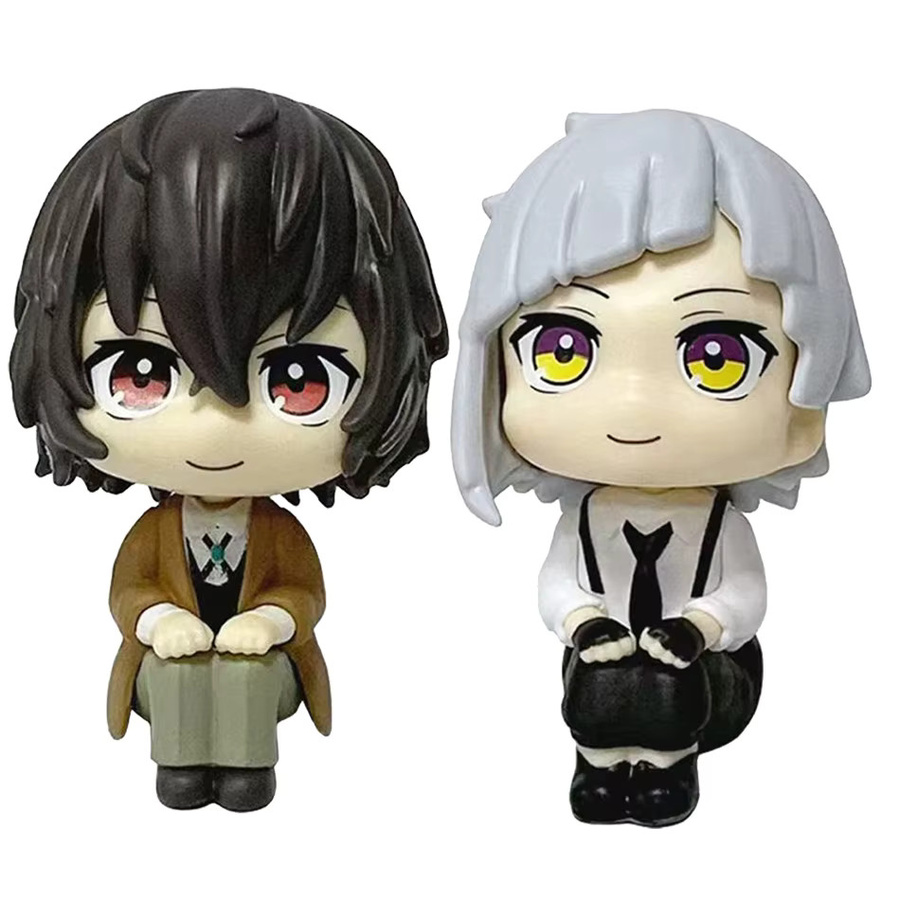 Bandai Bungou Stray Dogs Nakajima Atsushi & Dazai Osamu Q-Version Actionfiguren, Einzelfigur, Kunststoff, Bunt / Mehrfarbig - Bild 6