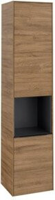 Villeroy & Boch Hochschrank Subway 3.0 in Blau mit 2 Türen und 1 offenes Fach, Wandmontage, B/T/H: 40 x 36,2 x 171 cm - Bild 1