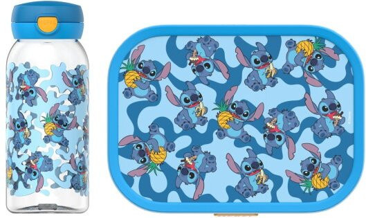 Mepal Campus Lunchset mit Trinkflasche und Brotdose Stitch in Blau - Bild 1