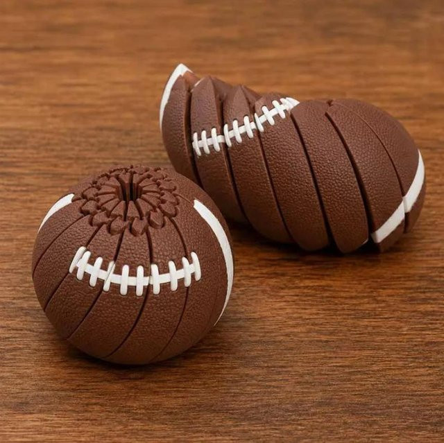 Baseball/Fußball/Rugby Fidget Ball Spielzeug, Sport Stressabbau Quetschball, Dekompression Fidget - Bild 1