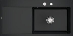Villeroy & Boch Spüle Subway Style 60 Flat bündig, Keramik, Pure Black, Breite: 60 cm - Bild 1
