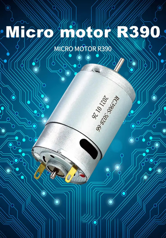 EAFC DC Moto 390 Bürstenmotor für Elektrowerkzeuge und Spielzeug, 6 V-12 V, 20000 U/min - Bild 4