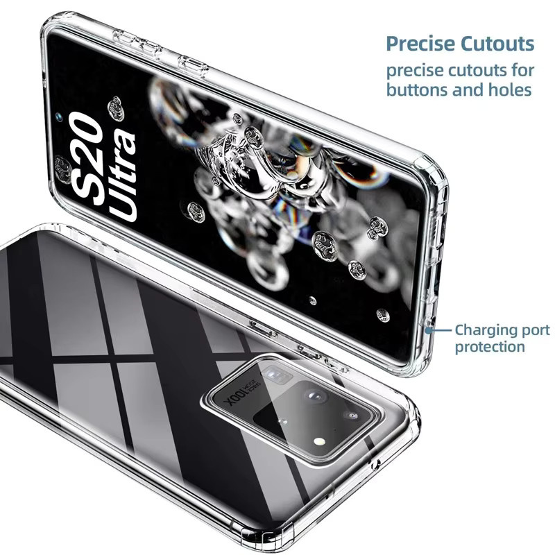 Transparente 360 Grad Vollschutz Hülle für Samsung Galaxy S26 S25 S24 S22 S21 S20 Ultra Note 20 A56 A57 A37 S10 S9 S8 Plus - Bild 6