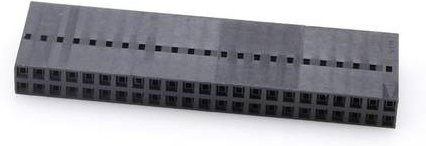 Molex Buchsengehäuse-Kabel Schwarz, 46 Polzahl, Rastermaß: 2.54mm - Bild 1