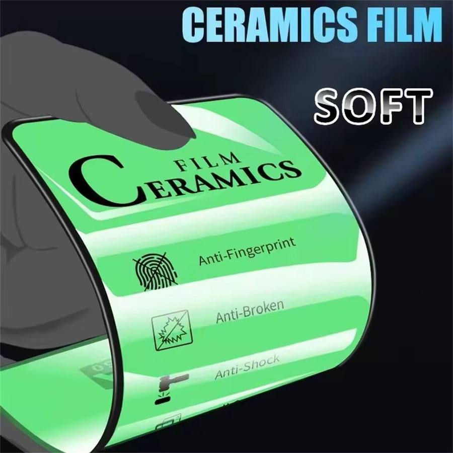 4er-Pack Transparente Keramik-Displayschutzfolie für Samsung Galaxy S25 S24 S23 S22 S21 S20 Ultra Plus FE - Bild 2