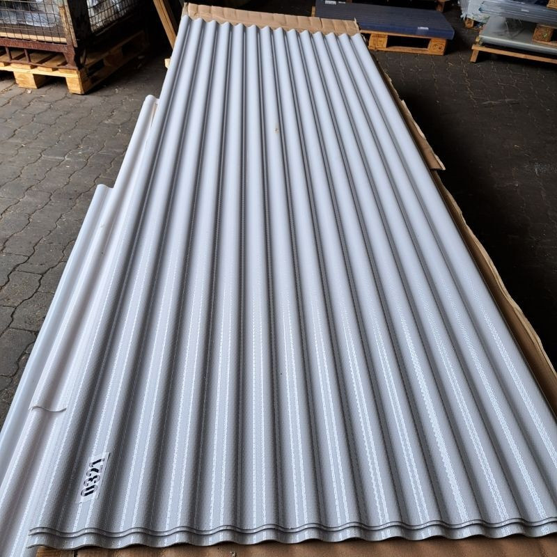 Lichtplatte Wellplatte aus PVC von Friedrich von Lien AG in Opal Weiß mit Wabenstruktur, B/H: 103,0 x 309 cm, Dicke: 0,25 cm - Bild 1