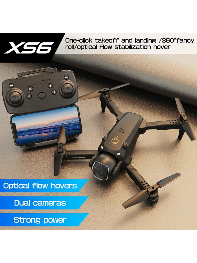 XS6 VR RC Drohne mit 8K HD Dual-Kameras, bürstenlosem Motor und 5G WIFI-Verbindung in Schwarz oder Grau - Bild 7