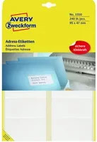 Avery Zweckform Adressetiketten aus Papier in Weiß, B x H: 95 x 47 mm - Bild 1