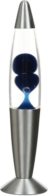 EASYLIGHT Lavalampe Timmy in Blau und Silber mit G9 Leuchtmittel, Höhe: 36 cm - Bild 1