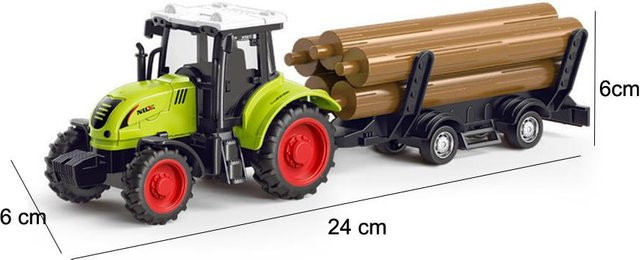 Bauernhof Traktor LKW, Trägheitsauto, Modell, ab 4 Jahren - Bild 1