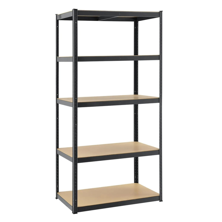 Juskys Lagerregal Basic Schwerlastregal aus verzinktem Metall in Grau, 5 Böden, B/T/H: 200 x 100 x 60 cm - Bild 3