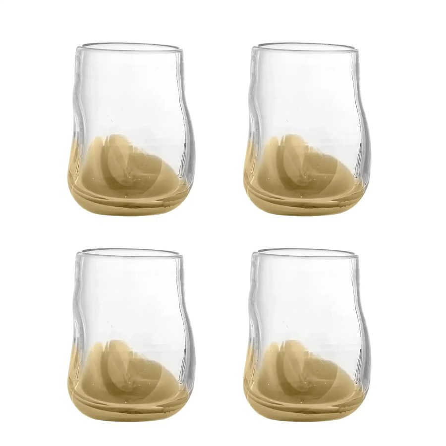 Bloomingville Trinkglas Ballard aus Glas in Nature, 4er Set - Bild 1