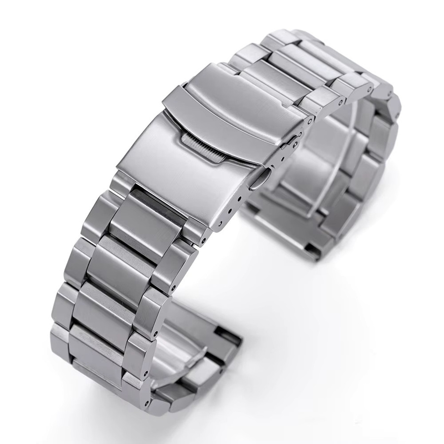 Uhrenarmband Edelstahl, Silber, Unisex - Bild 6