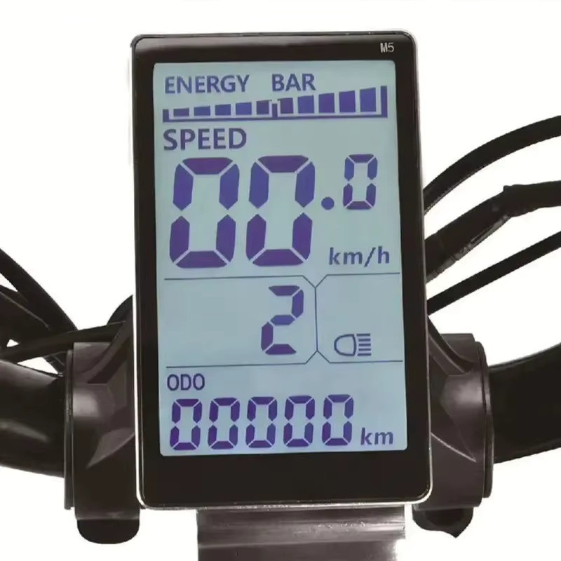 M5 LCD-Display mit 5-Pin Stecker für Elektrofahrräder und Roller in Schwarz - Bild 3