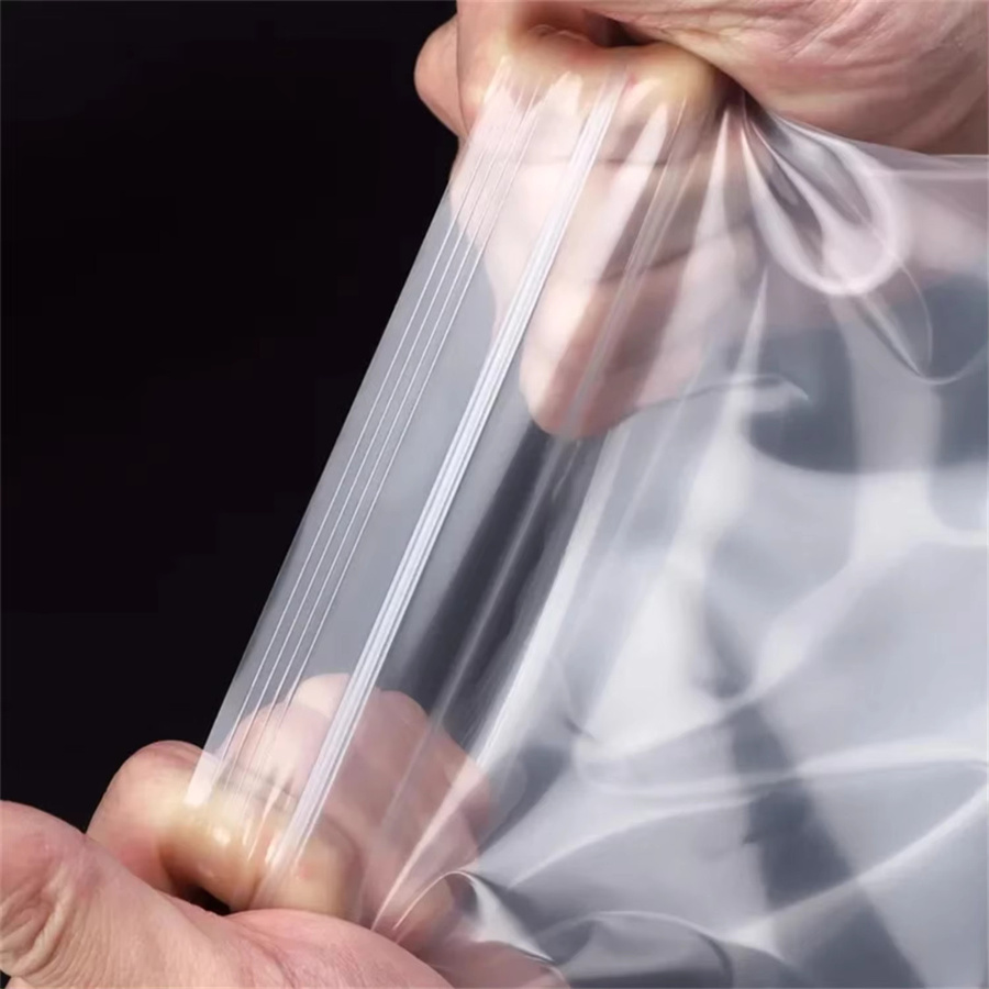 Wiederverschließbare Druckverschlussbeutel aus transparentem Kunststoff für Lebensmittel und Schmuck, 100 Stück - Bild 2