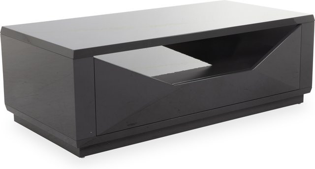 Couchtisch Rolf Weber ALSFELD in Grau mit modernem Design und Lack Hochglanz, B/T/H: 120 x 68 x 40 cm - Bild 1