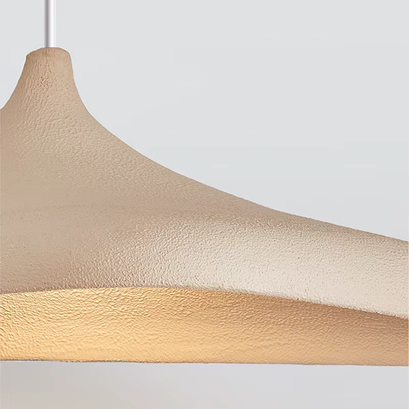 SaloEElaitte Wabi Sabi Stil LED Anhänger Lampe für Wohnzimmer und Esszimmer mit E27 Fassung - Bild 3