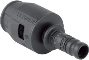 Geberit Übergang PushFit d= 25x26mm auf Mepla in Schwarz und Transparent - Bild 1