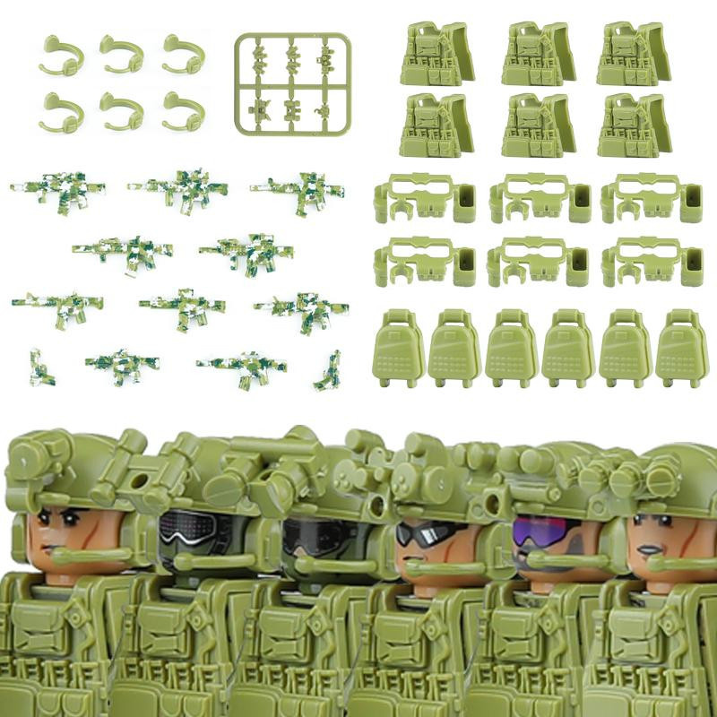 Linyi toy Swat Commando Figuren Militär Armee Soldaten - Bild 2