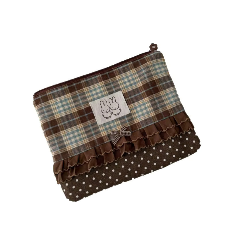 Miffy Wellenpunkt-Organizer-Tasche mit hohem Fassungsvermögen im Kawaii-Design als Schreibwaren-Aufbewahrungstasche - Bild 3
