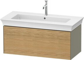 Duravit Waschtischunterschrank White Tulip in Weiß Hochglanz B/T/H: 98,4 x 41 x 45,8 cm - Bild 1