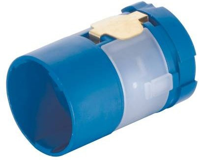 HARTING M23 Einsatz Blau aus Kunststoff mit 8 Polen (09156083001) - Bild 1