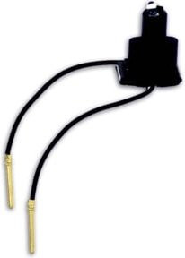 Busch-Jaeger Glimmlampe 230V 0,6mA mit Kabel in Schwarz - Bild 1