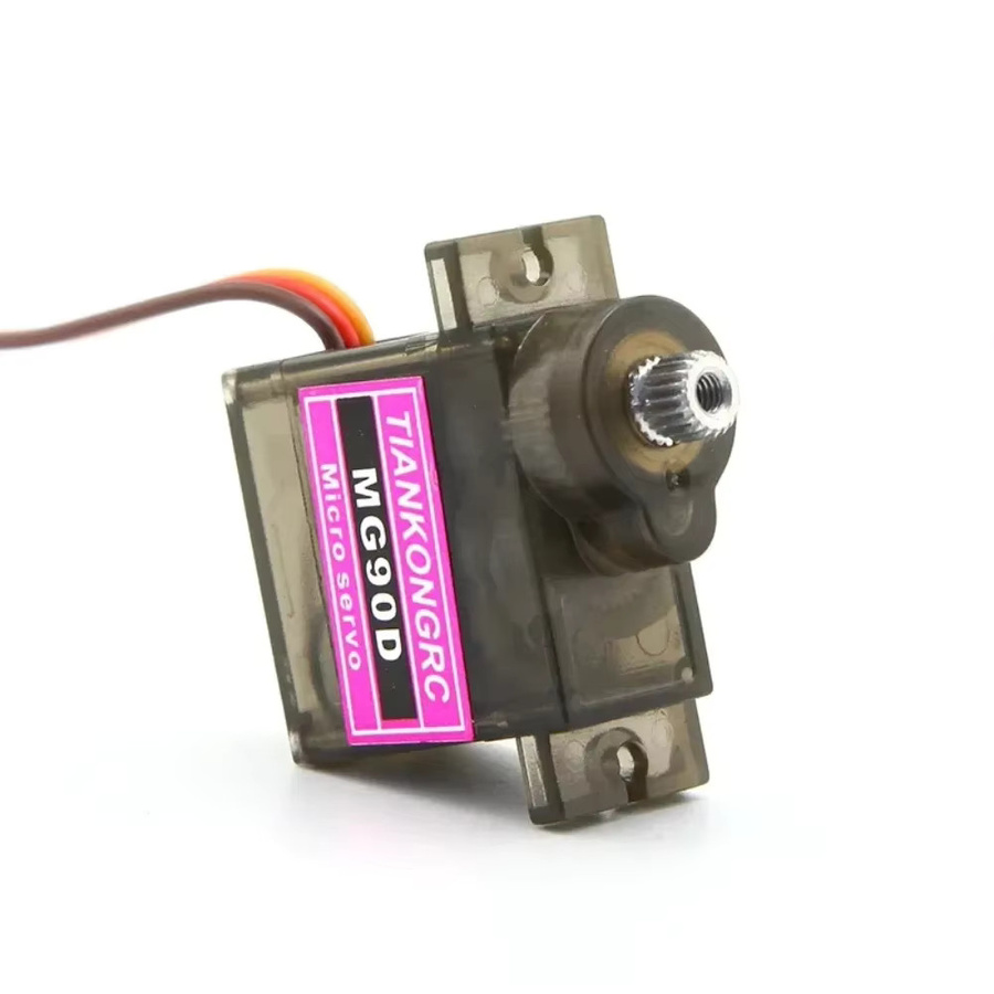 stemedu MG90D 9g Micro Servo Motor, Schwarz, Kunststoff - Bild 2
