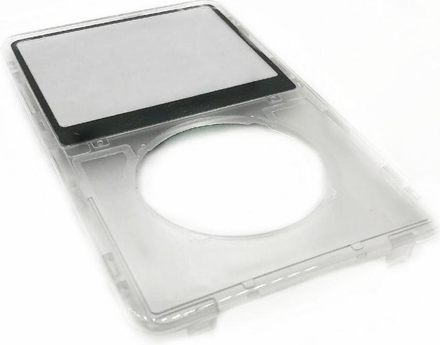 Transparentes Frontcover-Gehäuse für Apple iPod Video 5. und 5.5. Generation in Weiß - Bild 1