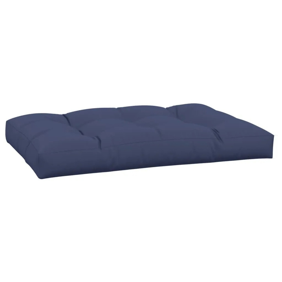 vidaXL Palettenkissen Marineblau aus Polyester, wasserabweisend und UV-beständig, B/T/H: 120 x 80 x 12 cm - Bild 2
