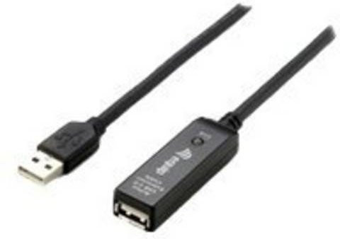 Equip USB A auf USB A Verlängerungskabel Schwarz 10 m - Bild 1