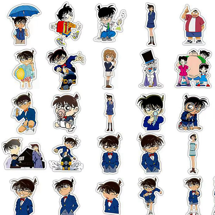 Bandai Conan Anime-Aufkleber, Bunt / Mehrfarbig, 1-teiliges Set - Bild 3
