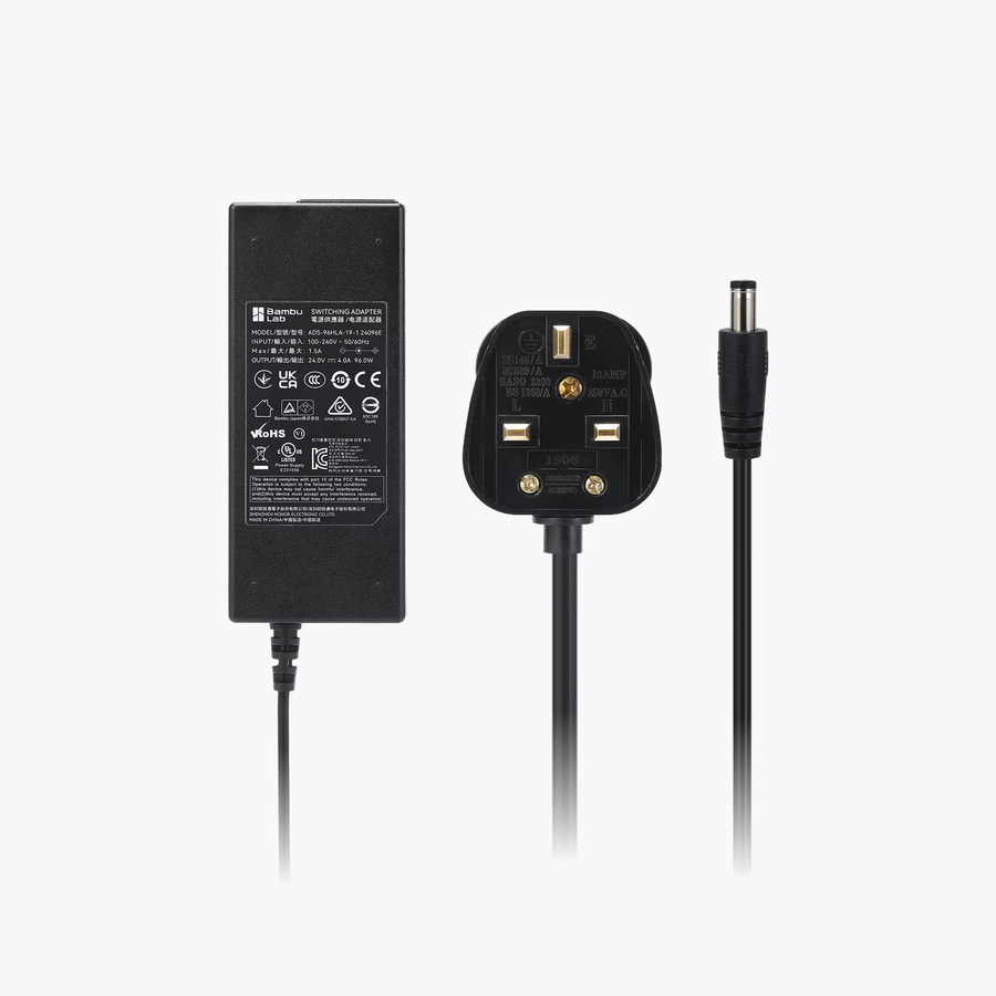 Bambu Schaltadapter für AMS 2 Pro Netzteil in Schwarz - Bild 2