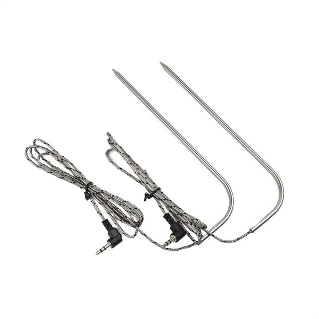 Traeger Fleischsonden für Pelletgrills zur Temperaturkontrolle, 2er-Pack, Silber - Bild 1