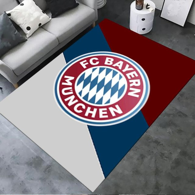On My Love Home FC Bayern München Teppich, rutschfeste Bodenmatte für Wohnzimmer und Schlafzimmer, B/T: 120 x 80 cm - Bild 1